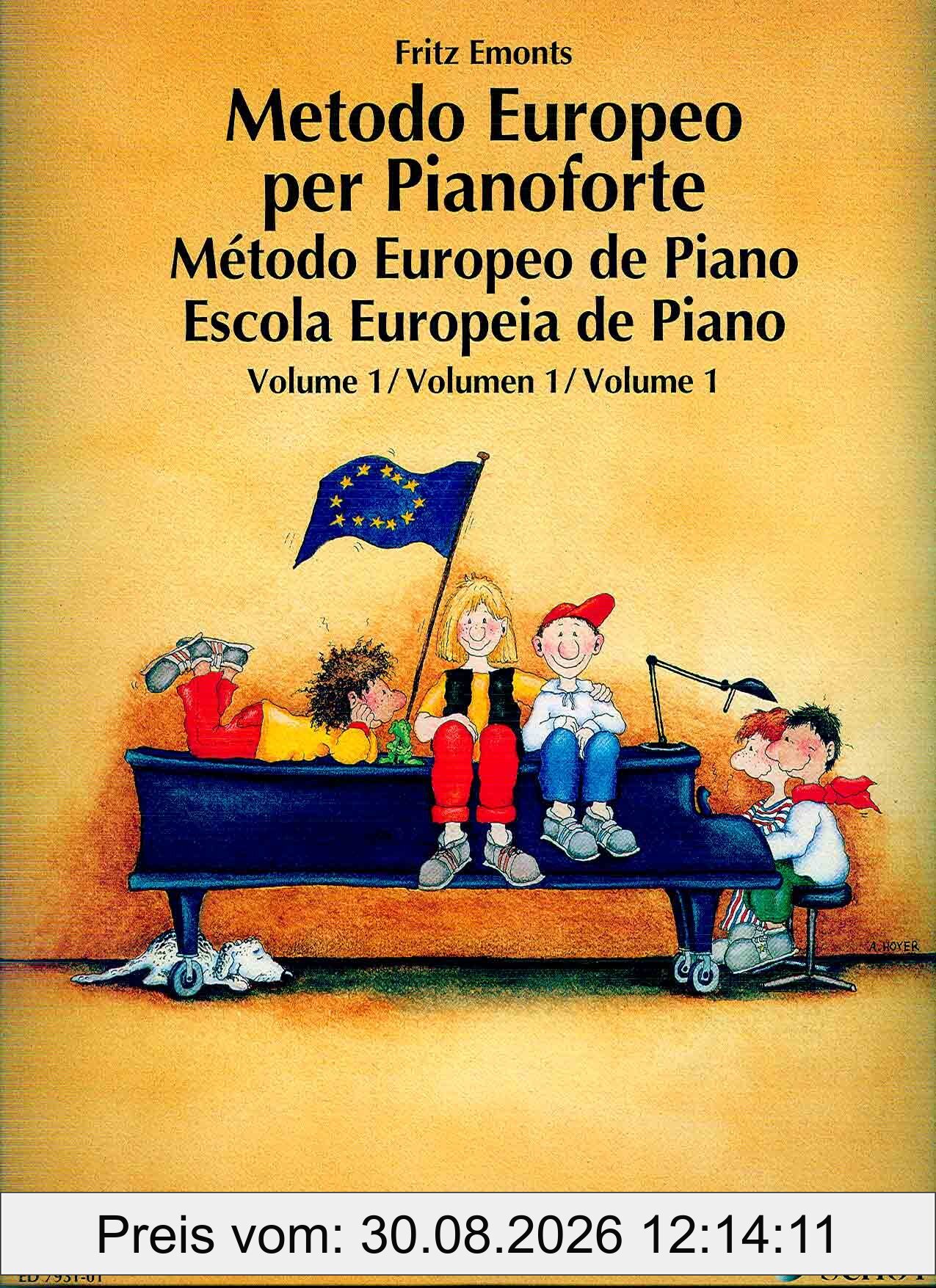 Europäische Klavierschule: Band 1. Klavier.
