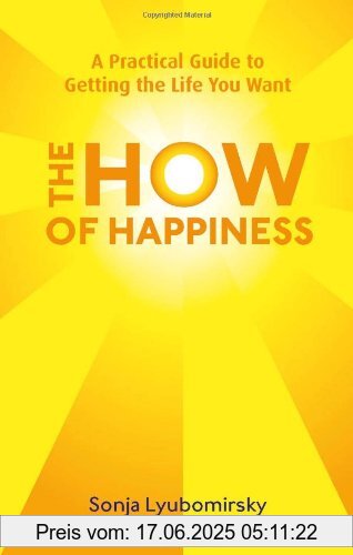Binding : Taschenbuch, Label : Piatkus Books, Publisher : Piatkus Books, NumberOfItems : 1, medium : Taschenbuch, numberOfPages : 384, publicationDate : 2010-02-04, authors : Sonja Lyubomirsky, languages : english, ISBN : 0749952466
