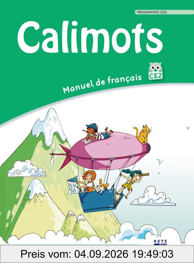 Calimots, CE2 : manuel de français : programmes 2025