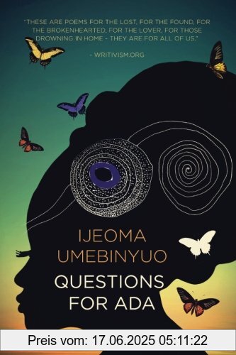 Binding : Taschenbuch, Edition : 1, Label : CreateSpace Independent Publishing Platform, Publisher : CreateSpace Independent Publishing Platform, NumberOfItems : 1, medium : Taschenbuch, numberOfPages : 248, publicationDate : 2015-08-07, authors : Ijeoma Umebinyuo, languages : english, ISBN : 1505984343