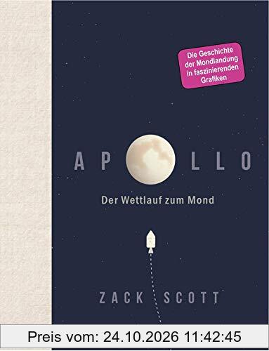 Apollo: Der Wettlauf zum Mond - 50 Jahre Mondlandung in faszinierenden Schaubildern - das perfekte Geschenk für alle Technik- und …