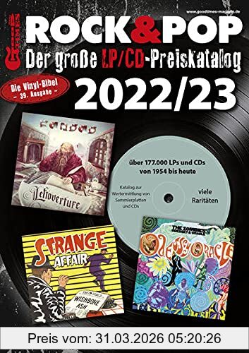 Martin Reichold Der Große Rock & Pop Lp/Cd Preiskatalog 2022/23