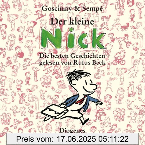 Binding : Audio CD, Edition : 1, Label : Diogenes, Publisher : Diogenes, NumberOfItems : 8, Format : Audiobook, medium : Audio CD, publicationDate : 2012-07-24, runningTime : 615 minutes, authors : René Goscinny, Jean-Jacques Sempé, languages : german, ISBN : 3257803354