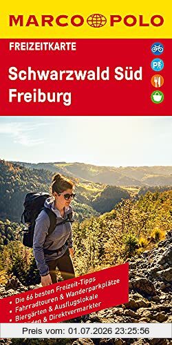 unbekannt Marco Polo Freizeitkarte Deutschland Blatt 40 Schwarzwald Süd, Freiburg, 1, 100 000