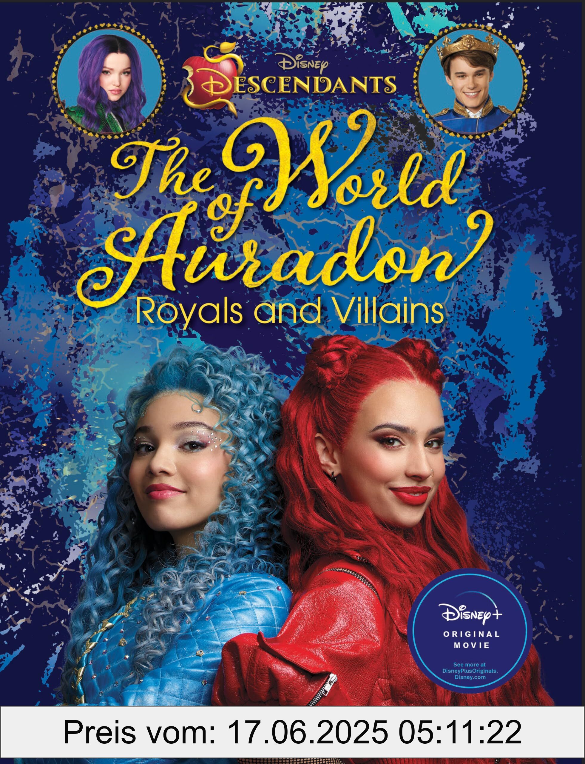 Brand : Disney, Binding : hardcover, Edition : Media tie-in, Label : Descendants : The World of Auradon : Royals and Villains (Disney Descendants), medium : hardcover, numberOfPages : 128, publicationDate : 2024-07-16, releaseDate : 2024-07-16, languages : english, ISBN : 1368092357
