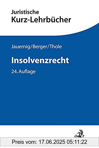 Binding : Taschenbuch, Edition : 24, Label : C.H.Beck, Publisher : C.H.Beck, medium : Taschenbuch, numberOfPages : 229, publicationDate : 2022-07-25, authors : Christoph Thole, Friedrich Lent, Othmar Jauernig, Christian Berger, ISBN : 3406773958