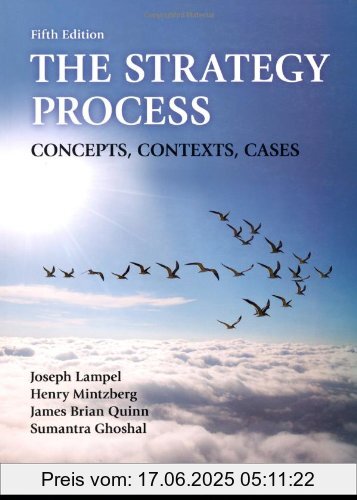 Binding : Taschenbuch, Edition : 5, Label : Prentice Hall International, Publisher : Prentice Hall International, NumberOfItems : 1, medium : Taschenbuch, numberOfPages : 562, publicationDate : 2013-12-18, authors : Henry Mintzberg, Joseph Lampel, Quinn, James B., languages : english, ISBN : 027371628X