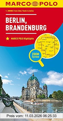 unbekannt Marco Polo Karte Deutschland Blatt 4 Berlin, Brandenburg 1, 200 000 (Marco Polo Karten 1, 200.000)