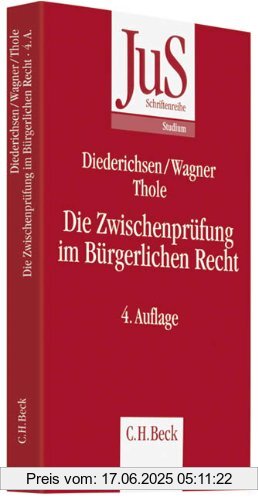 Binding : Broschiert, Edition : 4. Auflage., Label : Beck Juristischer Verlag, Publisher : Beck Juristischer Verlag, medium : Broschiert, numberOfPages : 168, publicationDate : 2011-03-14, authors : Uwe Diederichsen, languages : german, ISBN : 3406499937