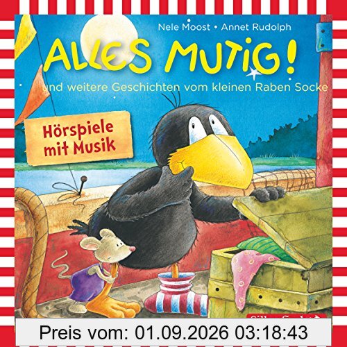 Alles mutig!: und weitere Geschichten vom kleinen Raben Socke: 1 CD (Kleiner Rabe Socke)