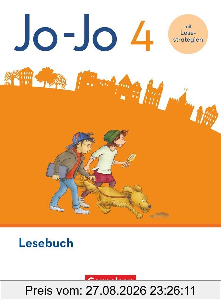 Jo-Jo Lesebuch 4. Schuljahr - Allgemeine Ausgabe 2024 - Lesebuch mit Lesestrategien-Karte, Lernspurenheft und