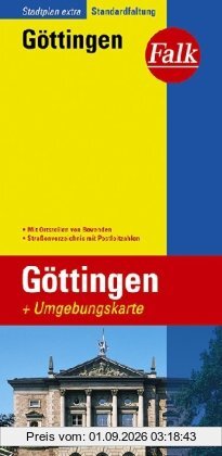 Falk Stadtplan Extra Standardfaltung Göttingen