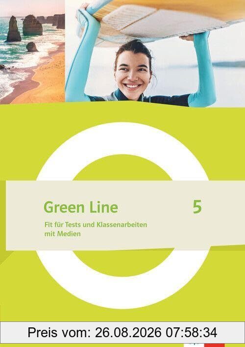 Green Line 5: Fit für Tests und Klassenarbeiten. Arbeitsheft mit Lösungen und Medien Klasse 9 (Green Line. Ausgabe ab 2021)
