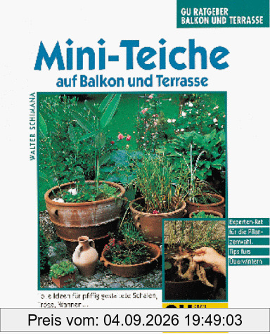 Mini-Teiche auf Balkon und Terrasse