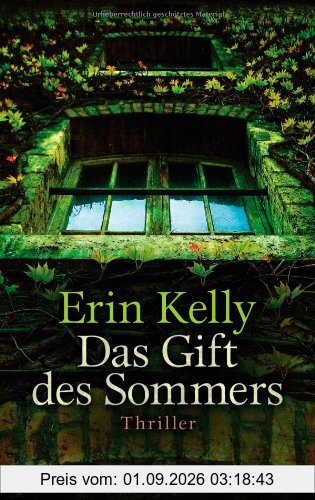 Das Gift des Sommers: Thriller