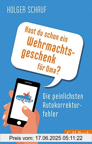 Binding : Taschenbuch, Edition : 1, Label : C.H.Beck, Publisher : C.H.Beck, medium : Taschenbuch, numberOfPages : 126, publicationDate : 2015-03-12, authors : Holger Schauf, languages : german, ISBN : 3406677517