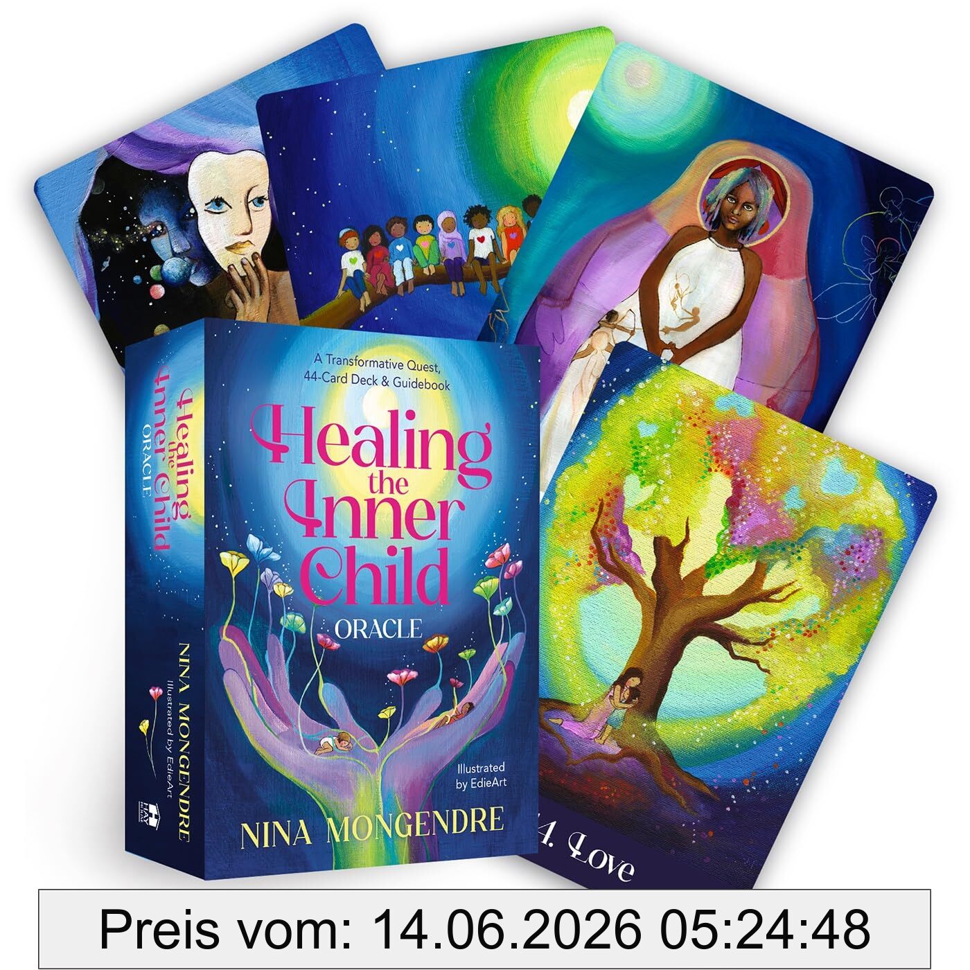 Nina Mongendre Healing The Inner Child Oracle, A Transformative Quest, 44-card Deck & Guidebook