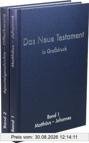 Alte Elberfelder Bibel CSV - Neues Testament in Großdruck (2 Bände)