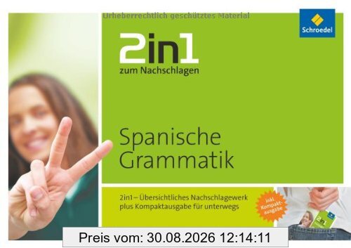2in1 zum Nachschlagen: Spanische Grammatik