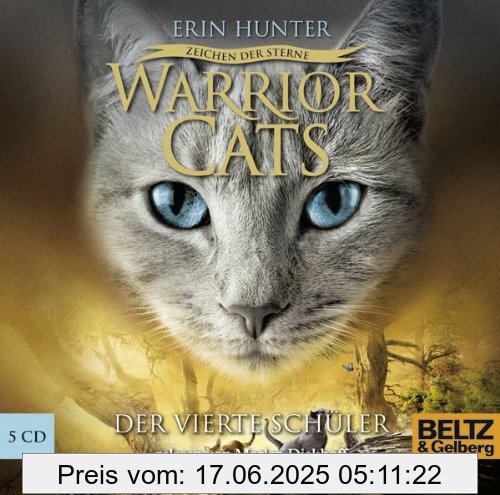 Binding : Audio CD, Edition : Deutsche Erstausgabe, Label : Beltz & Gelberg, Publisher : Beltz & Gelberg, Format : Audiobook, medium : Audio CD, publicationDate : 2014-02-03, authors : Erin Hunter, translators : Friederike Levin, narrators : Marlen Diekhoff, languages : german, ISBN : 3407811616