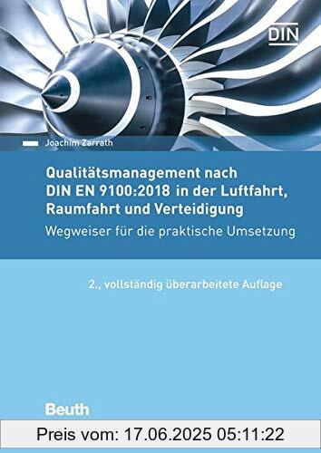Binding : Gebundene Ausgabe, Edition : vollständig überarbeitete, Label : Beuth, Publisher : Beuth, medium : Gebundene Ausgabe, numberOfPages : 332, publicationDate : 2018-08-21, authors : Joachim Zarrath, publishers : DIN e.V., ISBN : 3410262881