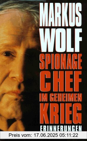 Binding : Gebundene Ausgabe, Label : List, Publisher : List, medium : Gebundene Ausgabe, publicationDate : 1997-01-01, authors : Markus Wolf, languages : german, ISBN : 3471791582