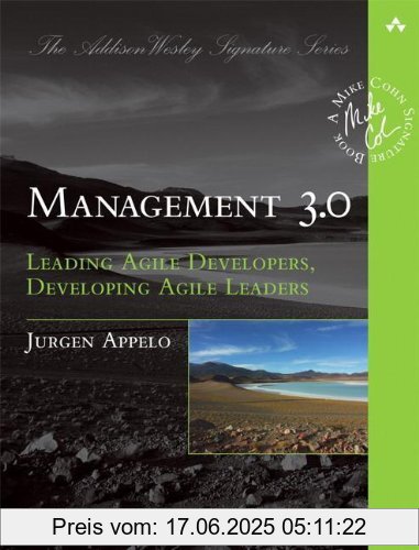 Binding : Taschenbuch, Edition : 1, Label : Addison-Wesley Longman, Amsterdam, Publisher : Addison-Wesley Longman, Amsterdam, medium : Taschenbuch, numberOfPages : 456, publicationDate : 2010-12-28, authors : Jurgen Appelo, languages : english, ISBN : 0321712471