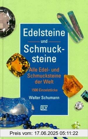 Binding : Gebundene Ausgabe, Edition : 10. Neuausg., Label : BLV Buchverlag GmbH & Co., Publisher : BLV Buchverlag GmbH & Co., medium : Gebundene Ausgabe, numberOfPages : 271, publicationDate : 1999-09-01, authors : Walter Schumann, ISBN : 3405146194