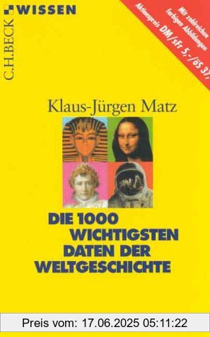 Binding : Broschiert, Label : C.H. Beck Verlag, Publisher : C.H. Beck Verlag, medium : Broschiert, numberOfPages : 126, publicationDate : 2000-01-01, authors : Klaus-Jürgen Matz, languages : german, ISBN : 3406447481