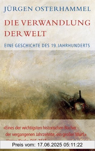 Binding : Gebundene Ausgabe, Edition : 1, Label : C.H.Beck, Publisher : C.H.Beck, medium : Gebundene Ausgabe, numberOfPages : 1568, publicationDate : 2011-01-20, authors : Jürgen Osterhammel, languages : german, ISBN : 3406614817