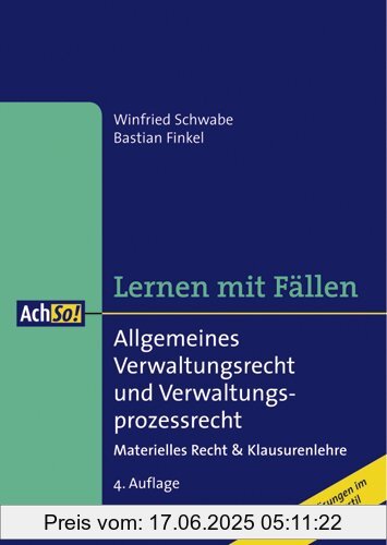 Binding : Broschiert, Edition : 4., aktualisierte Auflage., Label : Boorberg, R. Verlag, Publisher : Boorberg, R. Verlag, medium : Broschiert, numberOfPages : 322, publicationDate : 2010-09-30, authors : Winfried Schwabe, Bastian Finkel, languages : german, ISBN : 3415045641