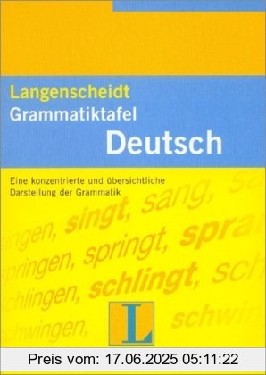 Binding : Taschenbuch, Edition : Völlige Neubearb., Label : Langenscheidt, Mchn., Publisher : Langenscheidt, Mchn., medium : Taschenbuch, numberOfPages : 16, publicationDate : 2000-06-01, authors : Maria Thurmair, languages : german, ISBN : 3468361114