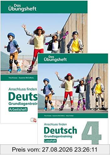 Anschluss finden / Deutsch 4 – Das Übungsheft – Grundlagentraining: Leseheft und Arbeitsheft: Grundlagentraining Klasse 4