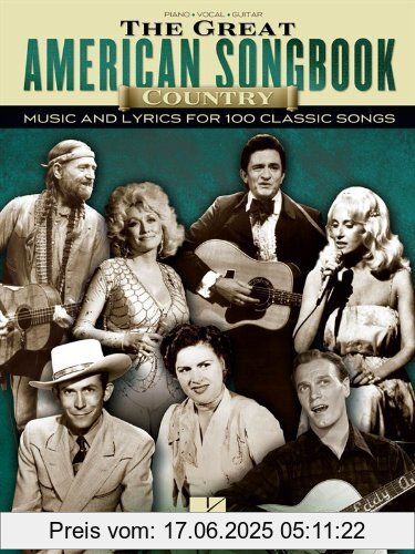 Brand : HAL LEONARD, Binding : Taschenbuch, Label : Hal Leonard Music Publishing, Publisher : Hal Leonard Music Publishing, NumberOfItems : 1, PackageQuantity : 1, Feature : The Great American Songbook beinhaltet einige der besten und bekanntesten amerikanischen Country-Songs, wie Joelne, Don't Take Your Guns To Town, Detroit City, und mehr., medium : Taschenbuch, numberOfPages : 403, publicationDate : 2013-10-09, authors : Various, languages : english, ISBN : 1476875499