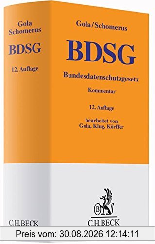 BDSG: Bundesdatenschutzgesetz