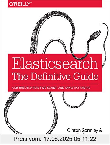 Binding : Taschenbuch, Edition : 1, Label : O'Reilly and Associates, Publisher : O'Reilly and Associates, PackageQuantity : 1, medium : Taschenbuch, numberOfPages : 721, publicationDate : 2015-01-30, authors : Clinton Gormley, Zachary Tong, languages : english, ISBN : 1449358543
