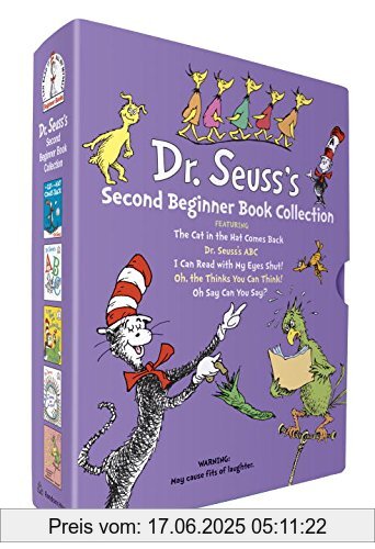 Binding : Gebundene Ausgabe, Edition : Box, Label : Random House Books for Young Readers, Publisher : Random House Books for Young Readers, NumberOfItems : 5, PackageQuantity : 1, medium : Gebundene Ausgabe, numberOfPages : 288, publicationDate : 2011-09-27, releaseDate : 2011-09-27, authors : Dr. Seuss, languages : english, ISBN : 0375871284
