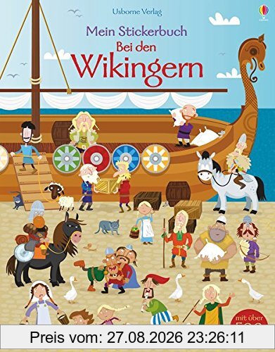 Mein Stickerbuch: Bei den Wikingern
