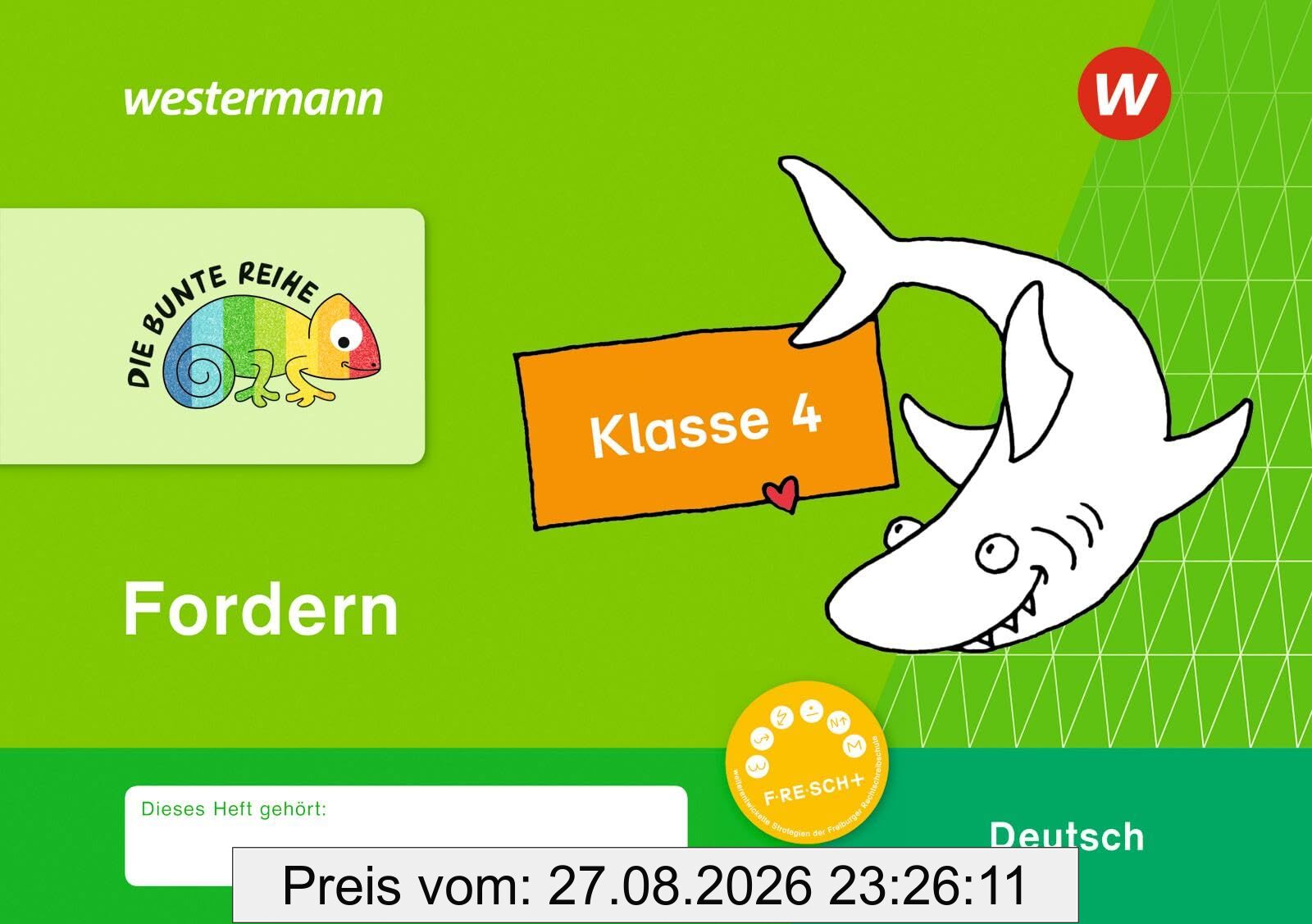 DIE BUNTE REIHE - Deutsch: Fordern Klasse 4