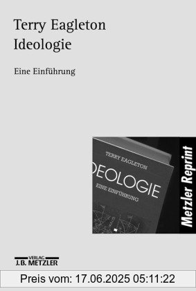 Binding : Taschenbuch, Label : Metzler, Publisher : Metzler, medium : Taschenbuch, numberOfPages : 261, publicationDate : 2000-08-08, authors : Terry Eagleton, translators : Anja Tippner, languages : german, ISBN : 3476017834