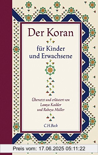 Binding : Gebundene Ausgabe, Edition : 4, Label : C.H.Beck, Publisher : C.H.Beck, medium : Gebundene Ausgabe, numberOfPages : 240, publicationDate : 2014-11-11, authors : Lamya Kaddor, Rabeya Müller, languages : german, arabic, ISBN : 3406671381