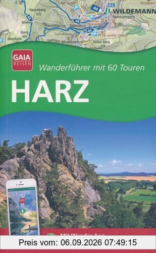 Harz - Wanderführer mit 60 Touren - Mit Wander-App