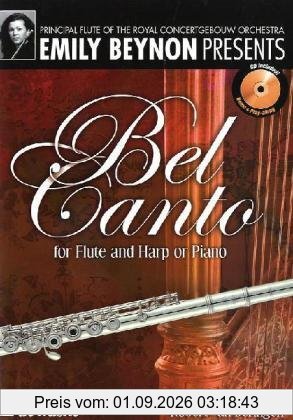 Bel Canto for Flute and Harp or Piano, m. Audio-CD