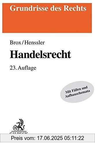 Brand : Beck C. H., Binding : Taschenbuch, Edition : 23., neu bearbeitete, Label : C.H.Beck, Publisher : C.H.Beck, medium : Taschenbuch, numberOfPages : 376, publicationDate : 2020-09-07, authors : Hans Brox, Martin Henssler, ISBN : 3406752586