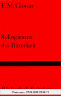 Syllogismen der Bitterkeit