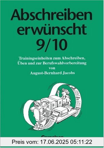 Binding : Taschenbuch, Label : Cornelsen Verlag, Publisher : Cornelsen Verlag, medium : Taschenbuch, numberOfPages : 80, publicationDate : 1997-11-01, authors : August-Bernhard Jacobs, languages : german, ISBN : 3464618145