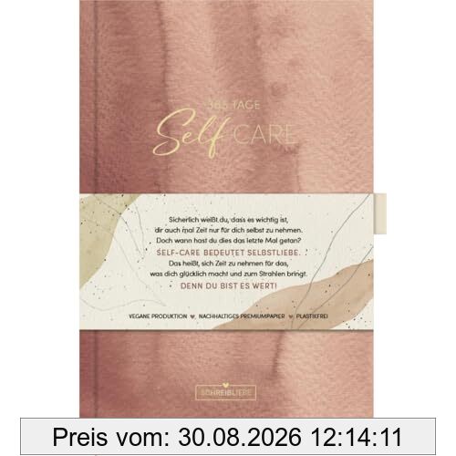 Self-Care Tagebuch Terra: 365 Tage Ausfüllbuch mit Goldveredelung für mehr Selbstliebe und Dankbarkeit sowie Tipps für deine Selbstfürsorge. 200 Seiten Schreibliebe