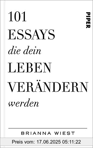 Binding : Gebundene Ausgabe, Label : Piper, Publisher : Piper, medium : Gebundene Ausgabe, numberOfPages : 432, publicationDate : 2022-03-31, releaseDate : 2022-03-31, authors : Brianna Wiest, translators : Ursula Pesch, Anja Lerz, ISBN : 3492071597