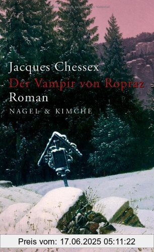 Binding : Gebundene Ausgabe, Edition : 3, Label : Verlag Nagel & Kimche AG, Publisher : Verlag Nagel & Kimche AG, medium : Gebundene Ausgabe, numberOfPages : 96, publicationDate : 2008-07-30, authors : Jacques Chessex, translators : Elisabeth Edl, languages : german, ISBN : 3312004160