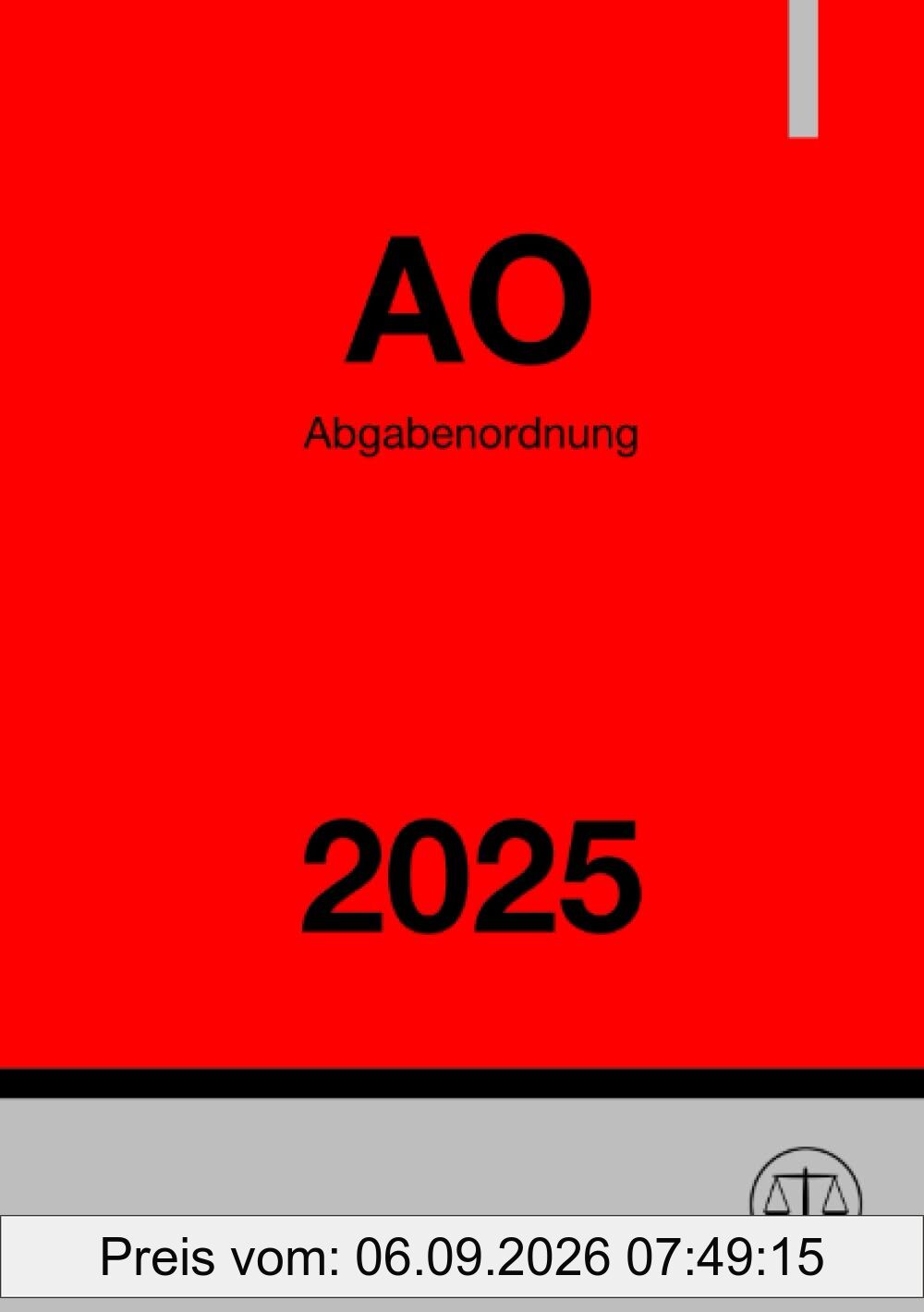 Abgabenordnung - AO 2025: DE